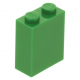 LEGO kocka 1×2×2, zöld (3245c)